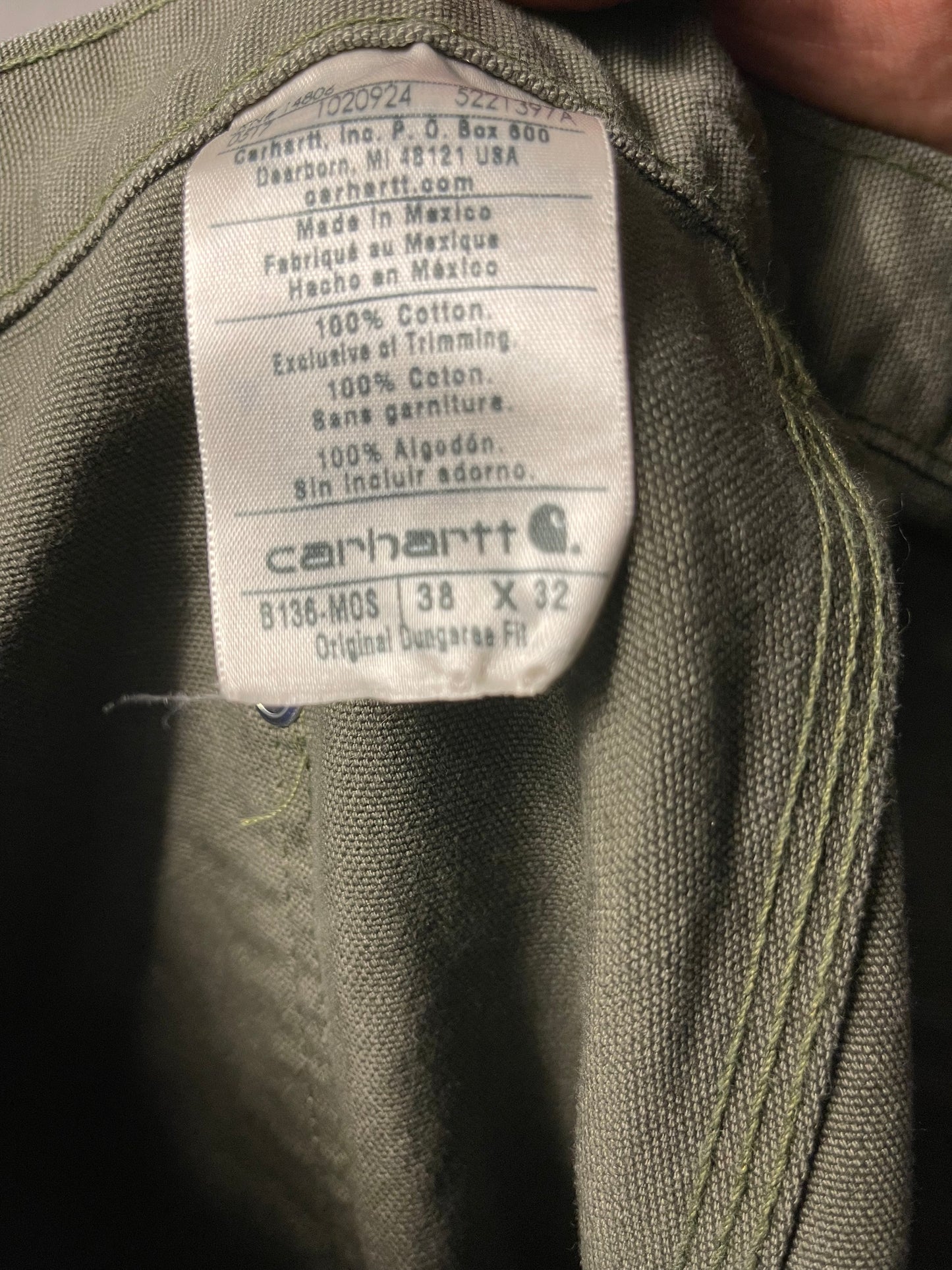 Double knee Carpenter Carhartt Pants|38 x 32