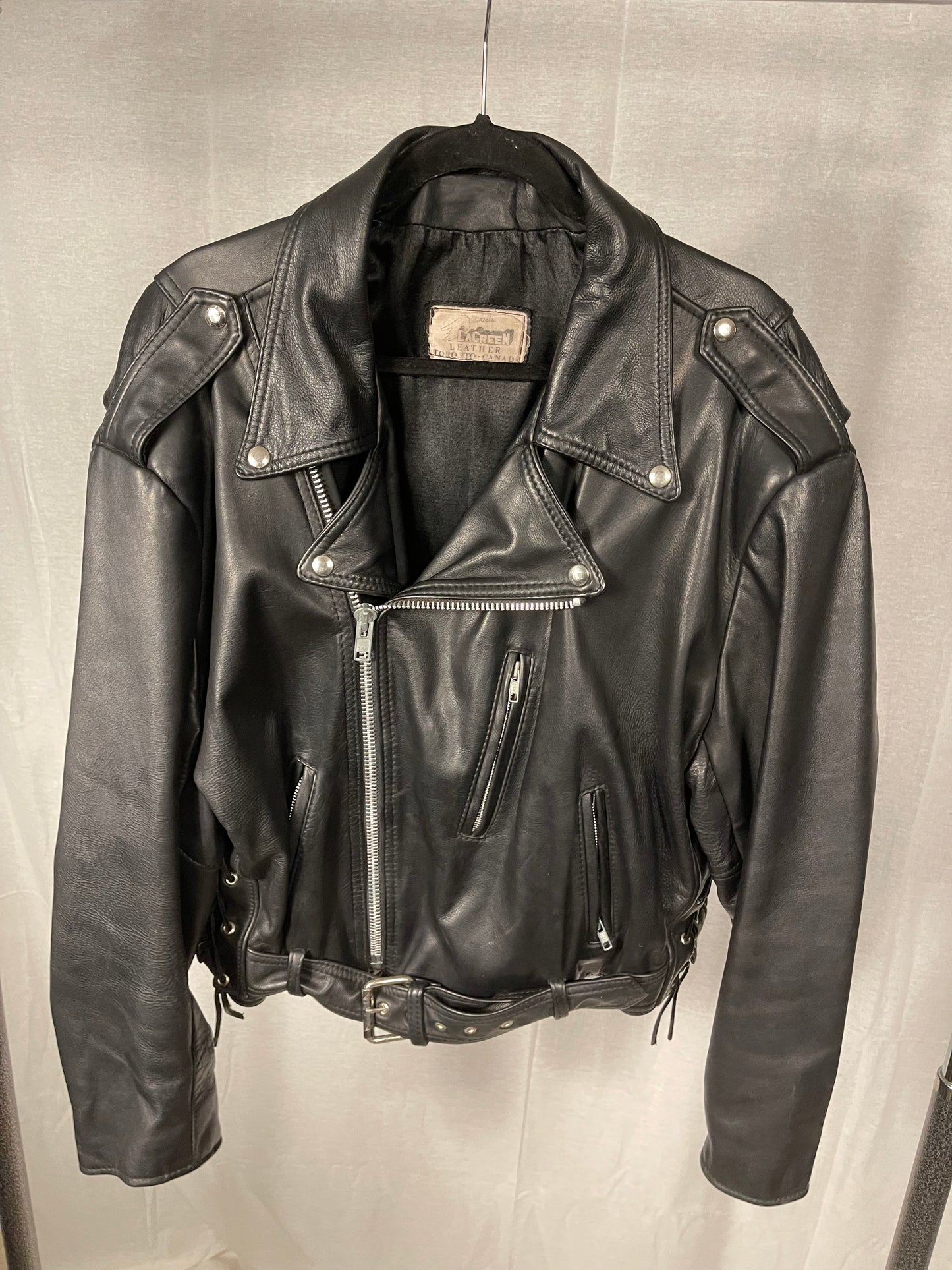 Authentic Biker Jacket|50(L-XL)