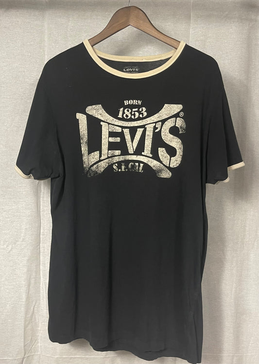 Vintage Levis Ringer T-shirt|XL