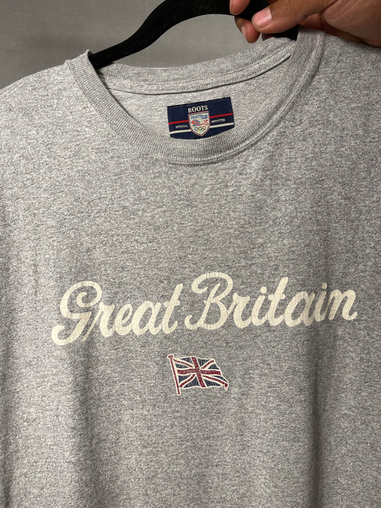 2004 Great Britain Roots Olympic Vintage T-shirt|Medium