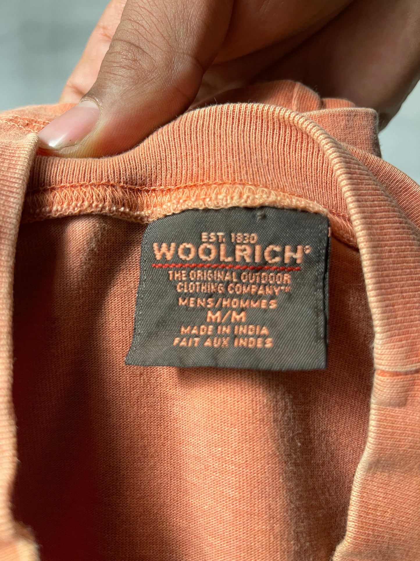 Woolrich Acid-wash T-shirt|Small