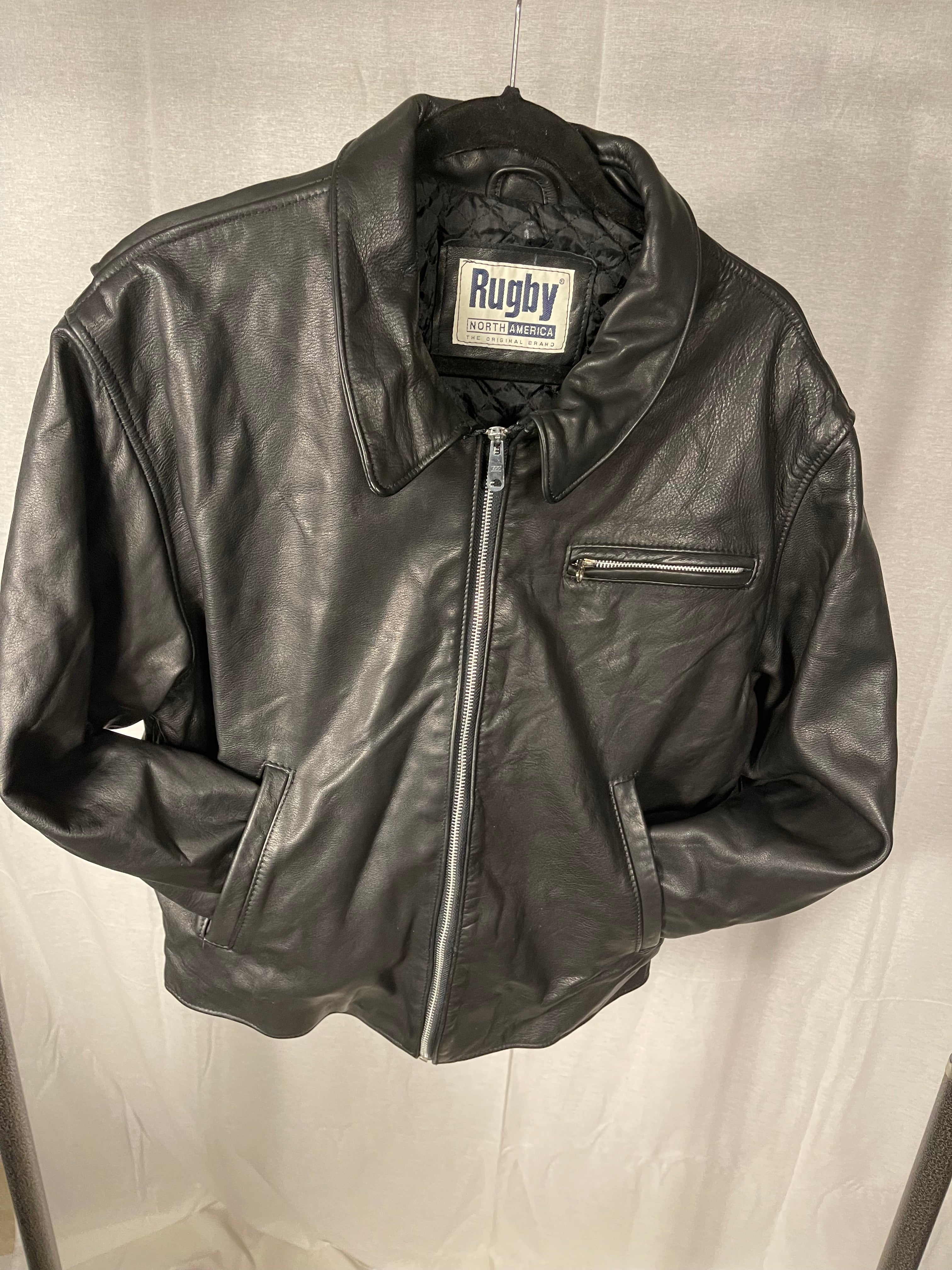 Rugby North America Genuine Leather Jacket|Medium – BOTY