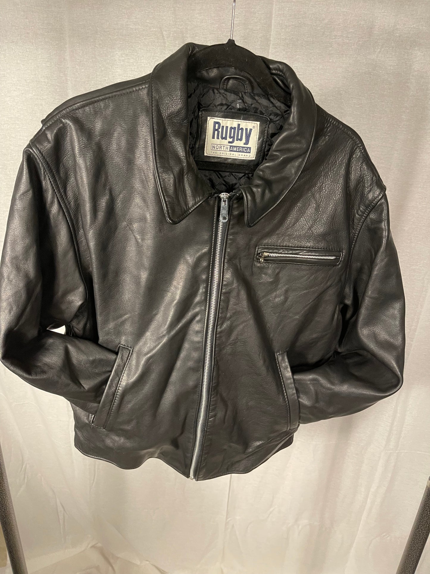 Rugby North America Genuine Leather Jacket|Medium